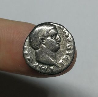 Very Rare Ancient Roman Imperial Otho Silver Denar Coin 69 Ad