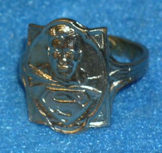 Vintage 1940s SUPERMAN CRUSADER RING Kellogg’s Cereal Radio Premium 4