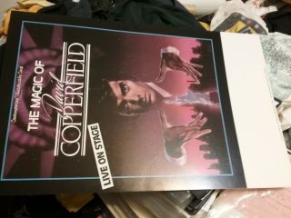David Copperfield Statue Of Liberty Stage Lobby Poster Nmint Rare Vtg Htf