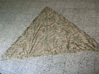 1944 Year Factory Marked Camo Camouflage Zeltbahn Raincoat Tent