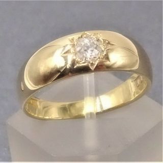 - VINTAGE 18ct Yellow Gold & Diamond Ring Wedder Engagement Val $2110 2