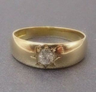 - VINTAGE 18ct Yellow Gold & Diamond Ring Wedder Engagement Val $2110 3