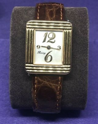 Vintage Ladies Poiray Watch Ma Premiere - Fully - Pearl Face - Gold Case
