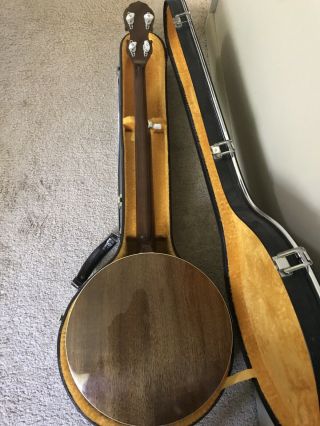 Vintage Aida 5 String Banjo With Hard Case 2