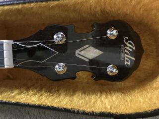 Vintage Aida 5 String Banjo With Hard Case 3