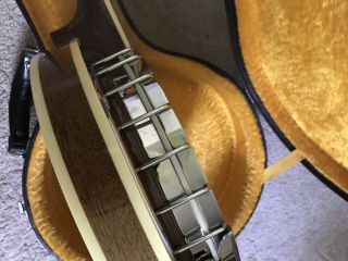 Vintage Aida 5 String Banjo With Hard Case 5