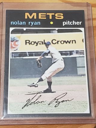 1971 Topps 513 Vintage Nolan Ryan Card (nm)