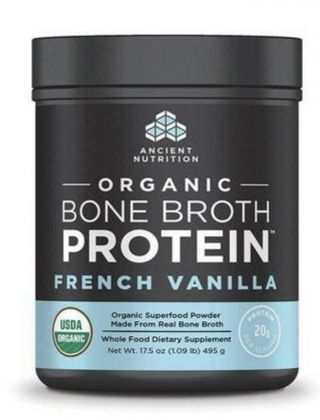 Ancient Nutrition Bone Broth Protein - French Vanilla 18oz
