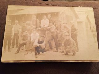 Rppc 1918 Wwi Recruit At Camp Nix Nj - 153 Rd - Depot Brigade Sec B