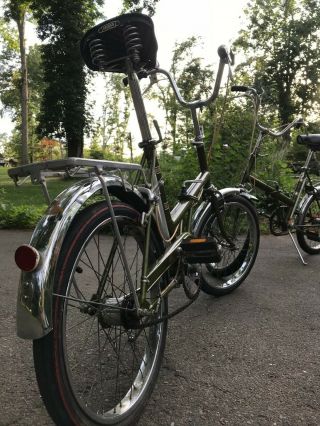 Twin set of Vintage The Raleigh Twenty Folding Bicycles,  Nottingham England 11