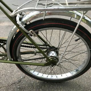 Twin set of Vintage The Raleigh Twenty Folding Bicycles,  Nottingham England 12