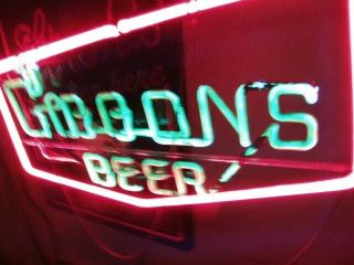 Gibbons Beer Very Rare Vintage Neon Sign Wilkes Barre Pa
