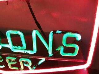 Gibbons beer VERY RARE VINTAGE neon sign Wilkes Barre PA 3