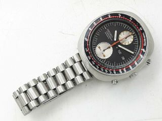 Vintage Seiko Chronograph UFO 6138 0011 Automatic Japan 44MM Watch Apr 1977 7