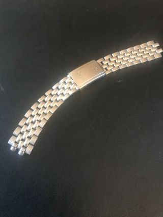 Vintage 1971 Men’s Stainless Steel Eterna Kontiki Gay Freres Watch Band Bracelet