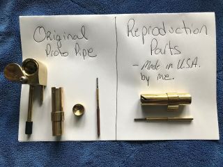 Vintage Proto Pipe EARLY VERSION brass With Extra Parts 2