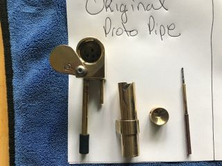 Vintage Proto Pipe EARLY VERSION brass With Extra Parts 3