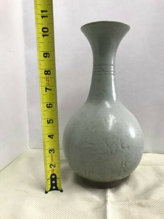 Antique Porcelain Vase Is In.  Approx.  10 - 3/4 " Tall