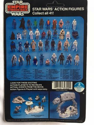 Vintage Unpunched Star Wars Empire Strikes Back Jawa 41 Back 2