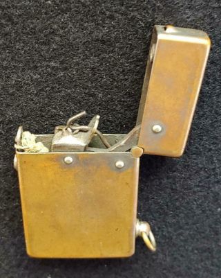 Vintage 1910 - 1915 Automatic Pocket Lighter Thorens Style Rare Model " D "