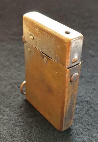 Vintage 1910 - 1915 Automatic Pocket Lighter Thorens Style Rare Model 