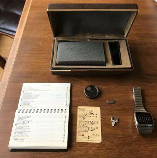 Vintage 1977 Hewlett Packard Calculator Watch Hp - 01