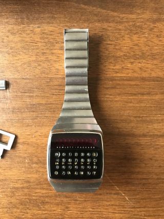 Vintage 1977 Hewlett Packard Calculator Watch HP - 01 3