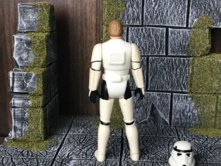 VINTAGE STAR WARS LUKE SKYWALKER STORMTROOPER DISGUISE 1984 POTF LAST 17 3