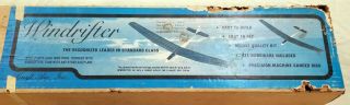 Vintage Windrifter Classic Sailplane Kit Wing Span 99.  3 Glider Craft Air