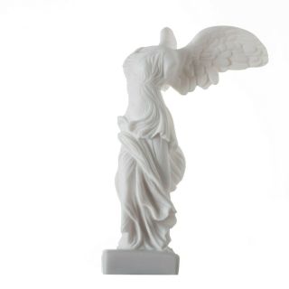 Ancient Ruins Louvre Museum Winged Victory Nike Of Samothrace Figurine 8.  7 "