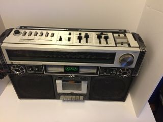 Vintage Jvc Rc - 838jw Biphonic Sound System Stereo “boom Box” Ghetto Blaster