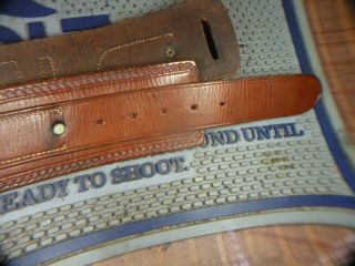 Vintage V.  L.  & A.  double loop holster w/ cartridge belt,  Colt saa,  44C,  TOOLED 5