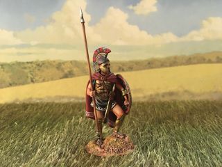 First Legion AG062 Hoplite Standing With Cloak and Dory Ancient Greece 6