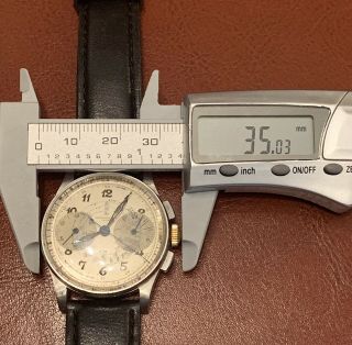 Rare Vintage Girard Perregaux Chronograph Pilots Wristwatch 6