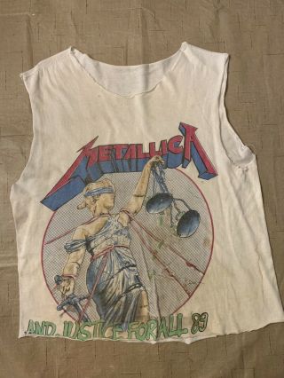 Vintage Metallica Concert T - Shirt.  And Justice For All