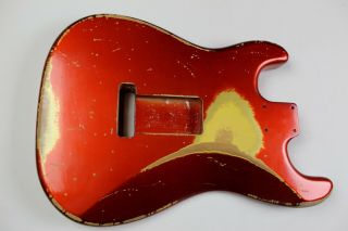 MJT Official Custom Vintage Age Nitro Guitar Body Mark Jenny VTS Candy Apple Red 7