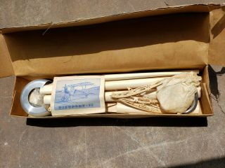 Vintage Rc Balsa Plane Kit nieuport - II lou Proctor 801 Rare Water Damage 3