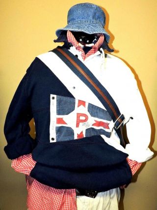 Ralph Lauren Vintage Pullover (Shelter Island) British Pennant Men ' s Size XXL 3