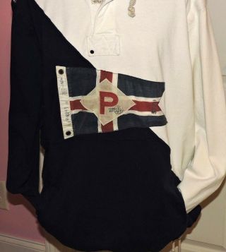 Ralph Lauren Vintage Pullover (Shelter Island) British Pennant Men ' s Size XXL 8