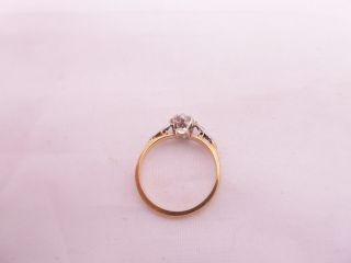 18ct gold diamond ring,  art deco 1/2 carat diamond solitaire 18k 750 3