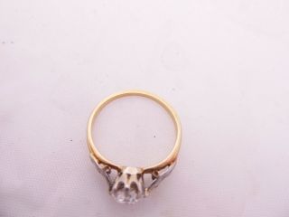 18ct gold diamond ring,  art deco 1/2 carat diamond solitaire 18k 750 4