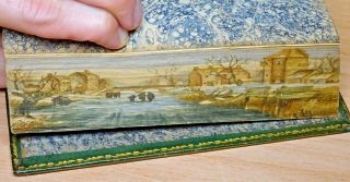 1799 The Seasons WITH EXQUISITE FORE - EDGE PAINTING Binding THOMSON Antique Book 12