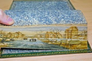 1799 The Seasons WITH EXQUISITE FORE - EDGE PAINTING Binding THOMSON Antique Book 2