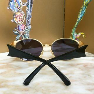 GIANNI VERSACE black Mod S64 Col 49L sunglasses as seen on Rihanna 11
