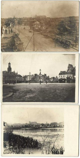 German Wwi Destroyed City Of St.  Quentin 3 Photo