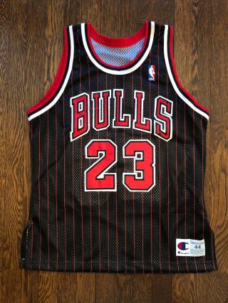Michael Jordan Vintage Bulls Jersey (rare Red Pinstripe)