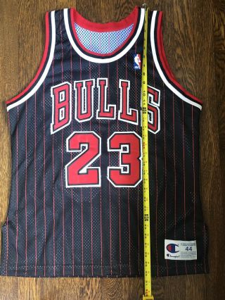 Michael Jordan Vintage Bulls Jersey (rare Red Pinstripe) 6