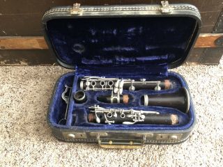 Vintage (1959) Evette Schaeffer Clarinet By Buffet With Case