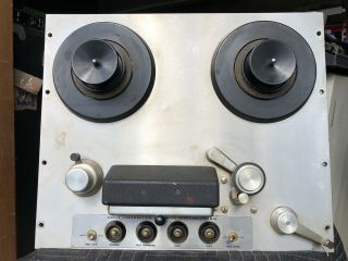 Vintage Ampex 351 Transport Three Head Mono Reel - To - Reel Recorder