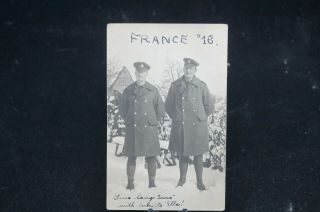 Ww1 Canadian Cef France 1916 Soldiers Photo Postcard
